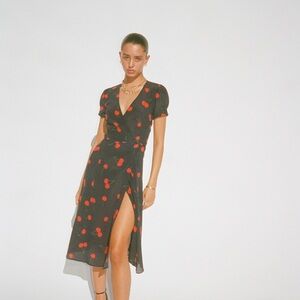 hawaiian halter dresses Floral halter neck Hawaiian Beach midi dress main image 0
